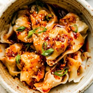 Pangsit Ayam Chili Oil